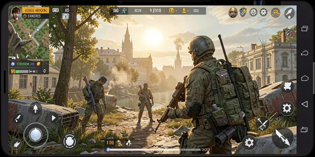 Screenshot memperlihatkan level baru yang penuh tantangan.