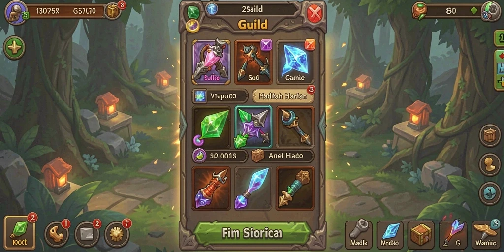 Menu navigasi yang jelas, memudahkan akses fitur.