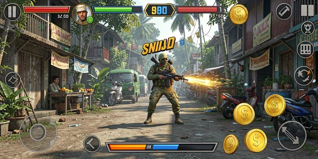 Mode multiplayer yang penuh tantangan dan seru.
