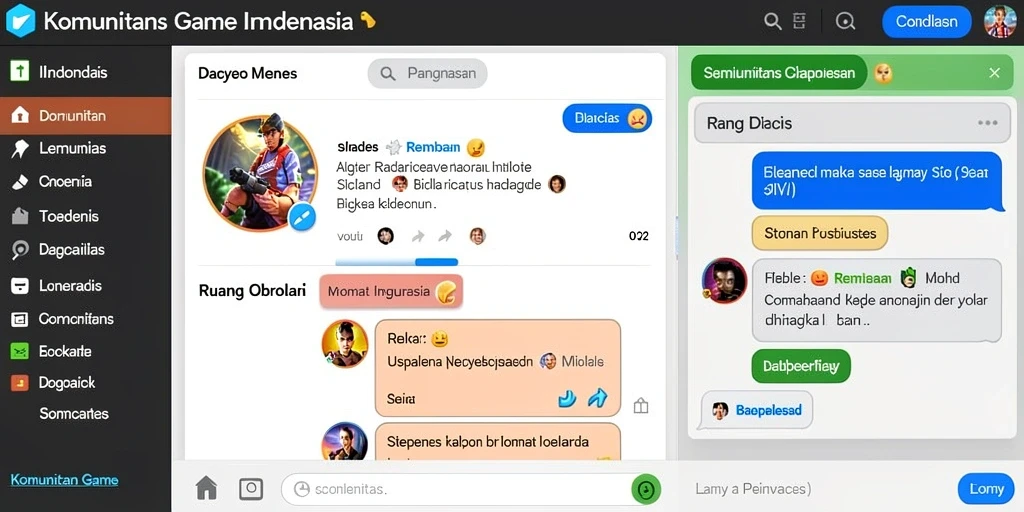 Pemandangan medan tempur yang memukau dan penuh warna.