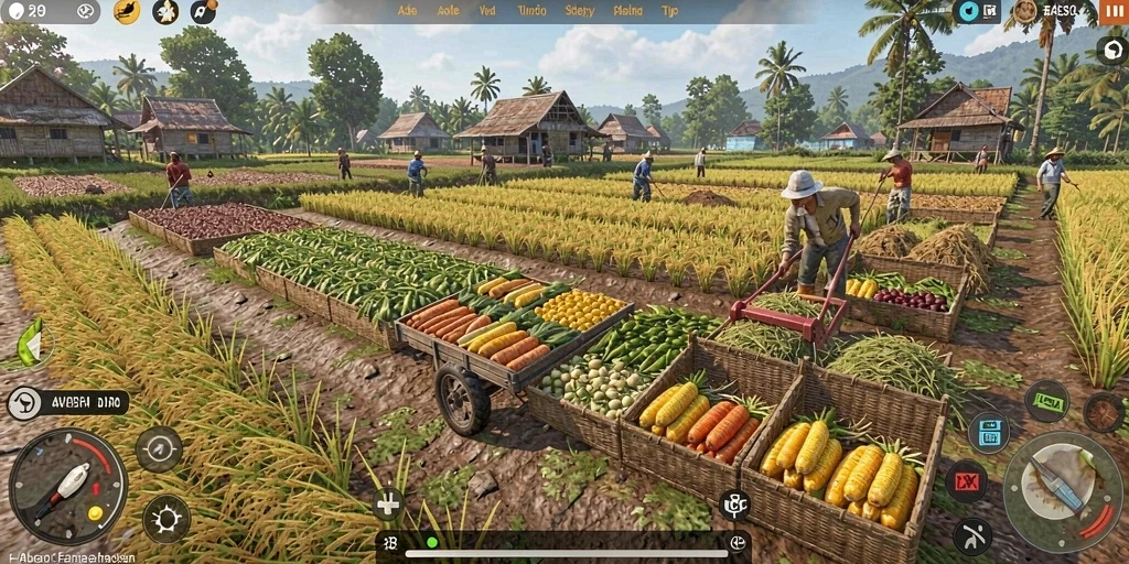 Contoh level dengan tantangan menarik dan seru.