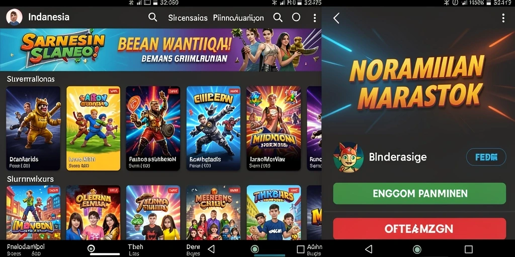 Tangkapan layar dari mode multiplayer yang seru.